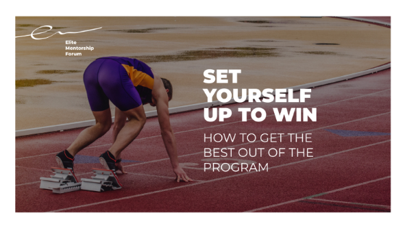 Module 1 - Setting yourself up to win